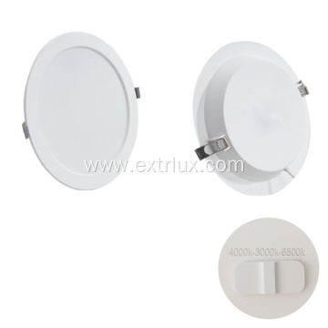 Led Plastic Round dial recessed downlight 18W 3CCT